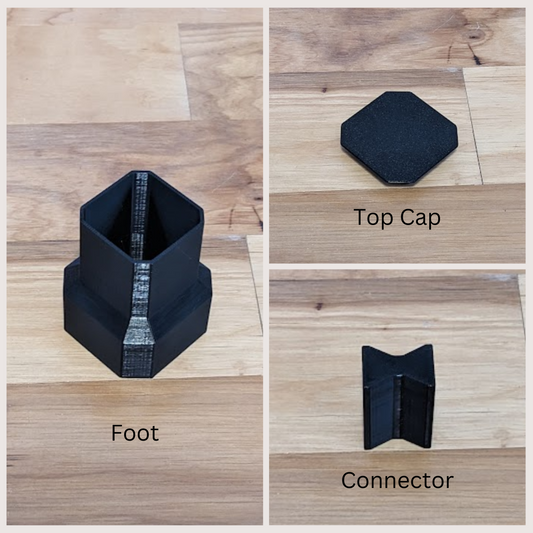 HDX 5 Tier Plastic Adjustable Garage Storage Shelving Compatible Parts