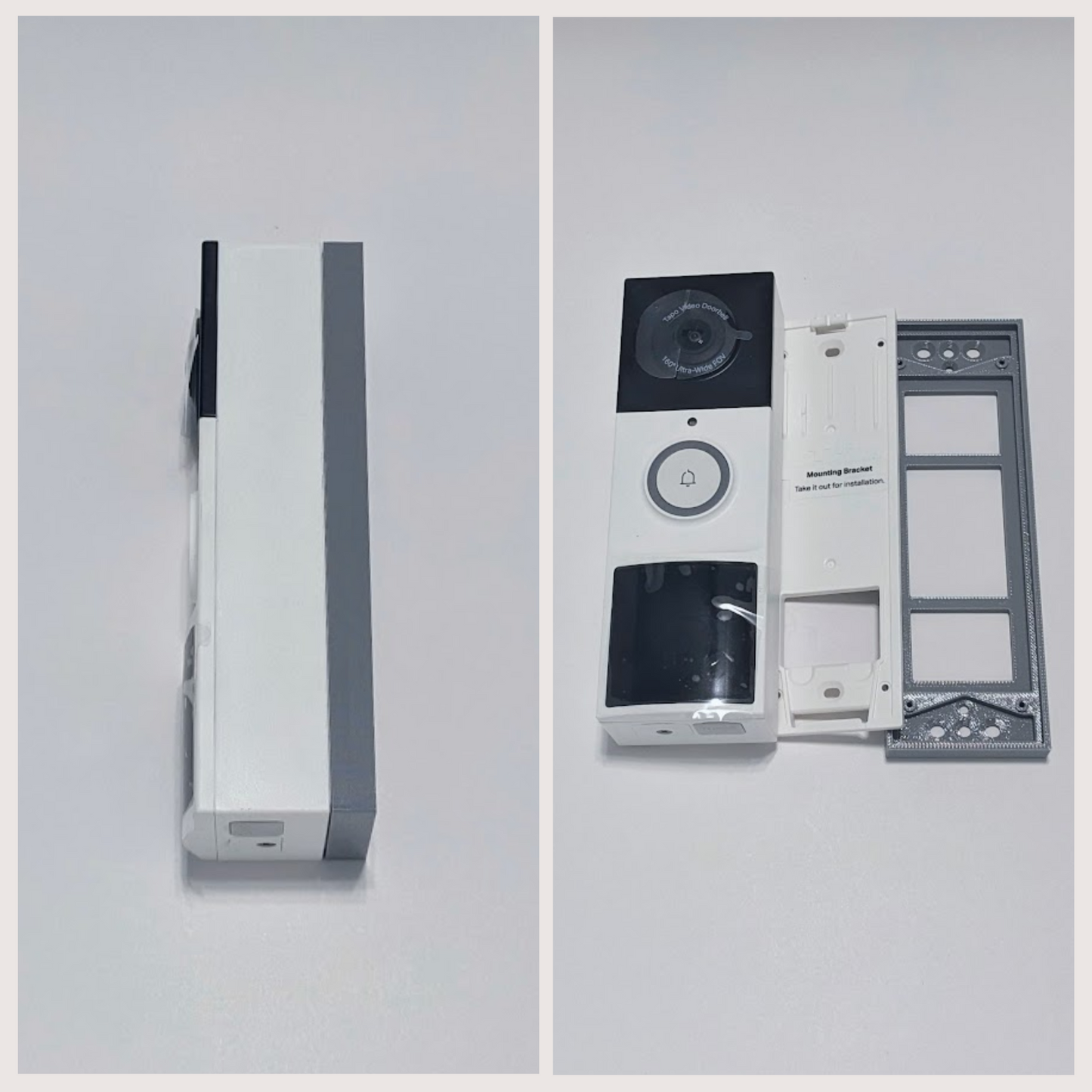 TP-Link Tapo Smart Video Doorbell D21 D210 D213 D225 D235 2K 3MP 4MP Compatible Angle Flush Mount