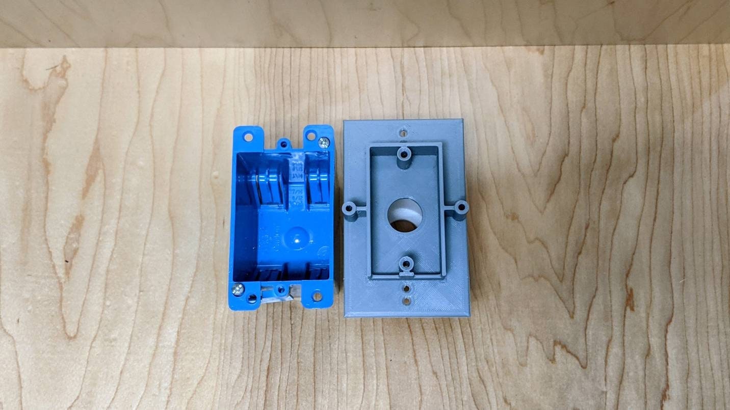 Ubiquiti Unifi AP Small Mount Single 1 Gang Adapter Wall plate