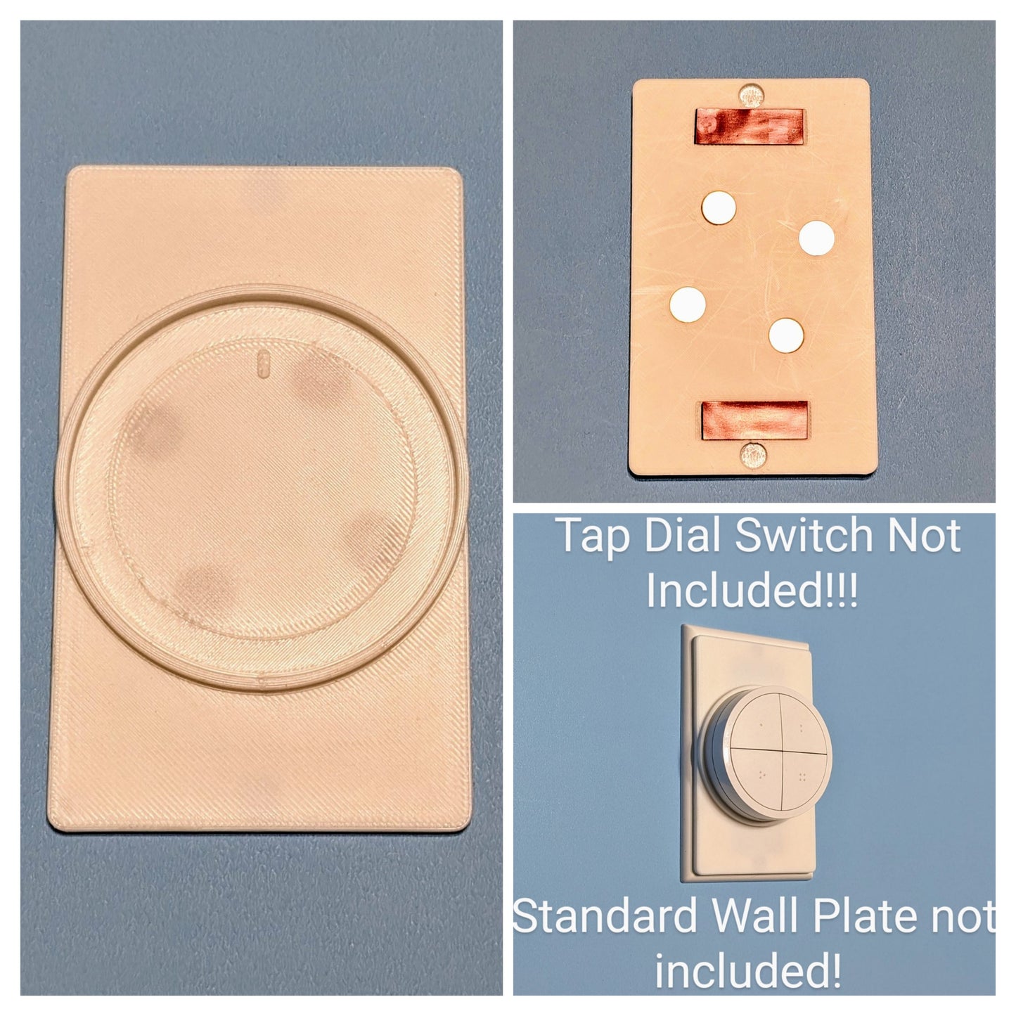 Philips Hue Tap Dial Switch Rocker Plate Adapter