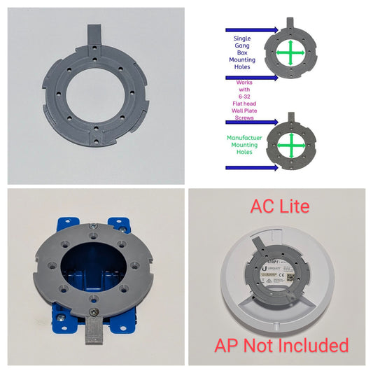 Ubiquiti Unifi UAP Unifi6 Lite LR NanoHD Pro HD XG SHD AC Bracket Mount