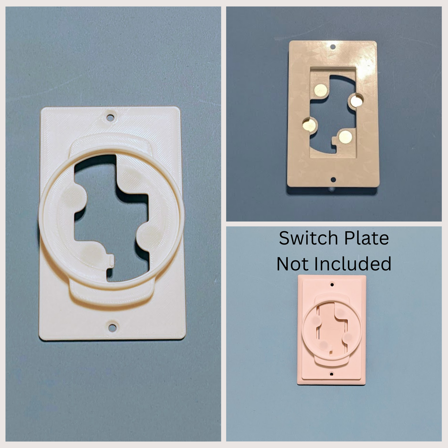 Philips Hue Tap Dial Switch Hidden Decora Rocker Screw Plate Adapter