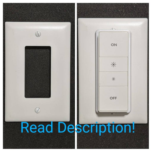 Philips Hue Smart Dimmer Switch V1 Decora Plate Adapter